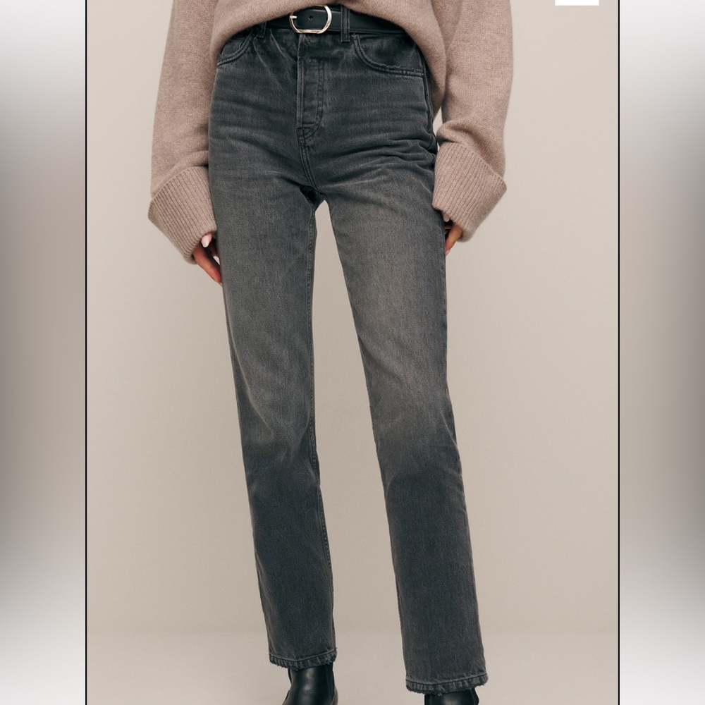 Reformation Cynthia High Rise Straight 27